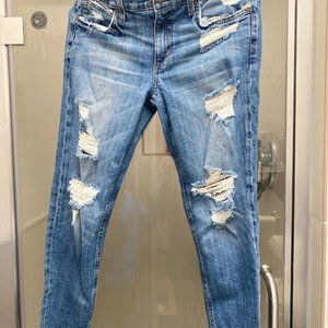 Women's Joe's Jeans Distressed Boyfriend Slim Crop Jeans sz 27